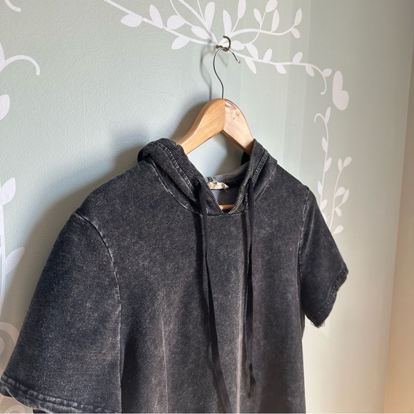 Grey-Black Jane & Delancey Hoodie Dress in size US L - Picture 4 of 8